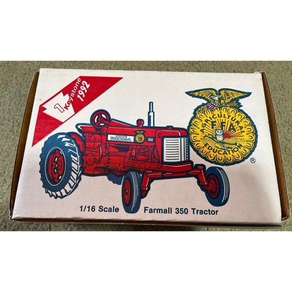 New! ERTL Farmall 350 Tractor PA Keystone 1992 FFA Edition 1/16 New in Box # 1 - Picture 1 of 6